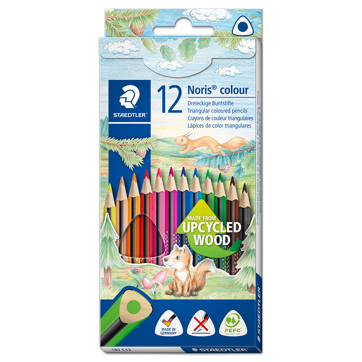 Noris colour 187 Mine 3mm 12 Farbstifte/Farben