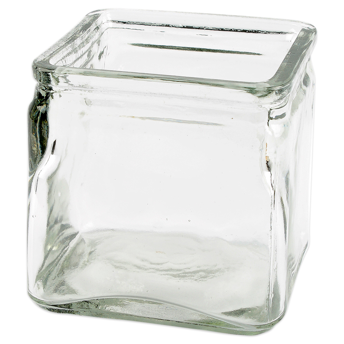 Windlichtglas quadratisch 10x10x10cm