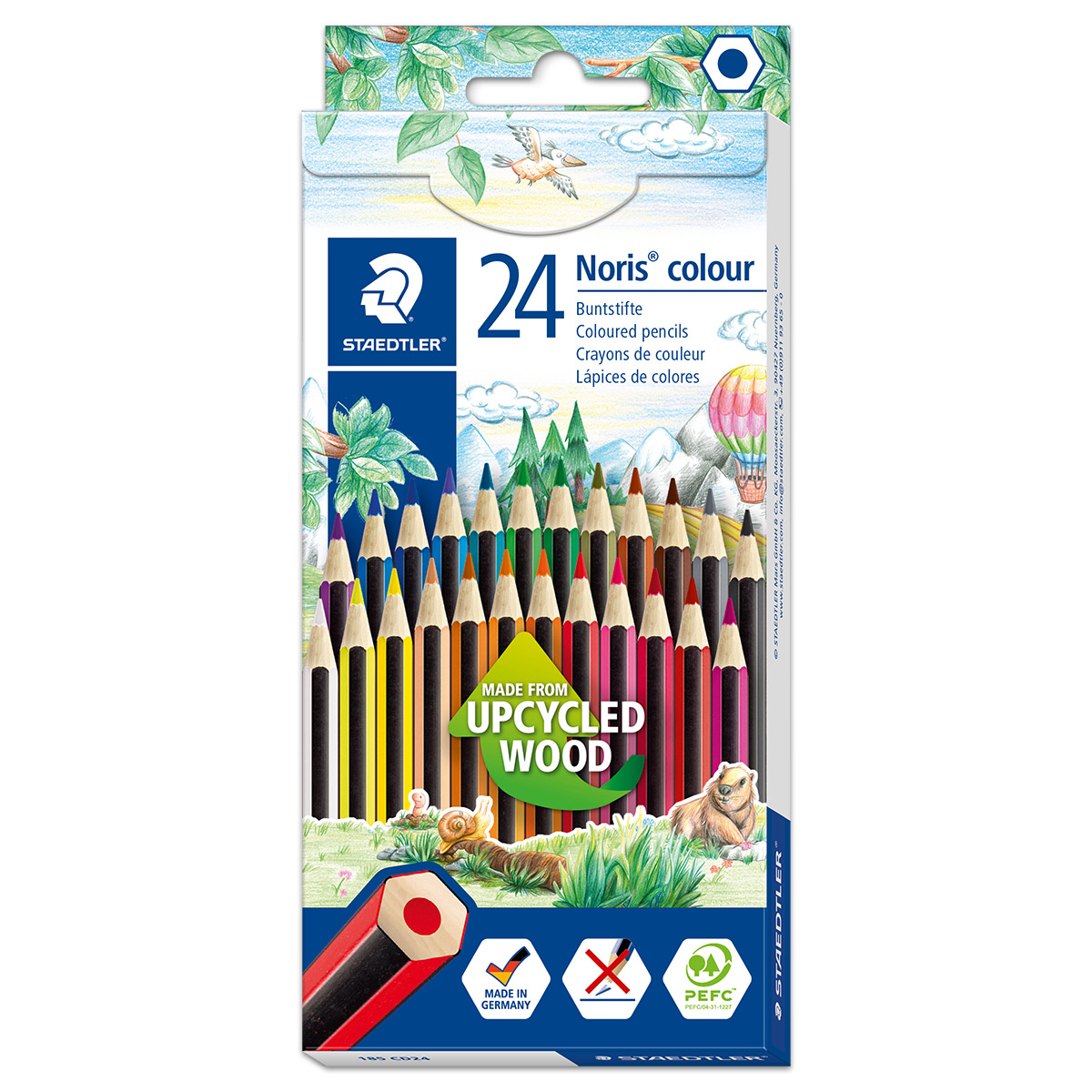 Noris colour 185 Mine 3mm 24 Farbstifte/Farben