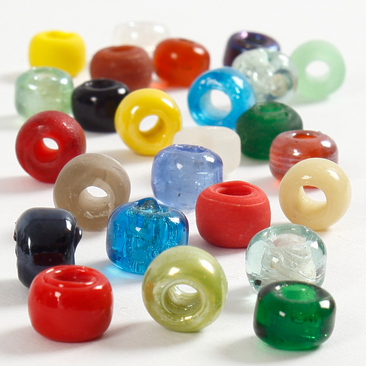 Glasperlen-Mix Ø 9mm ca. 680 St. 500g