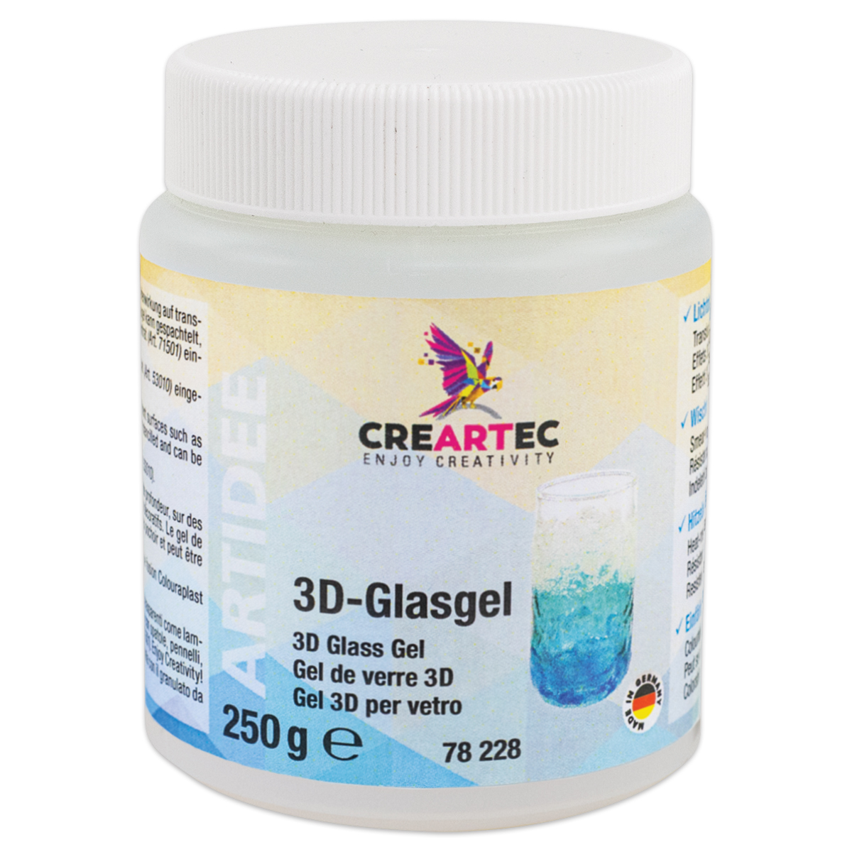 3D-Glasgel 250g transparent