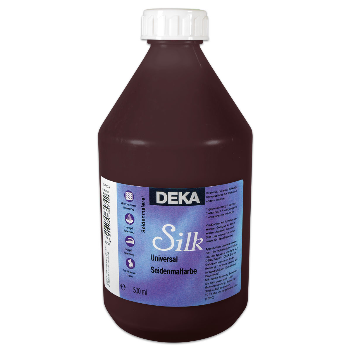 Deka-Silk Seidenmalfarbe 500ml tiefbraun