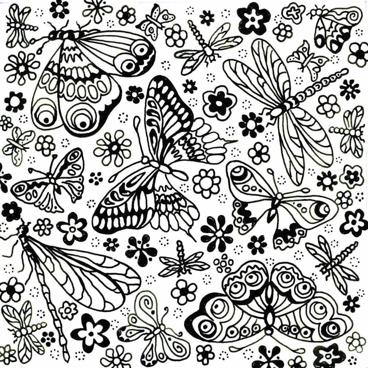 Texturmatte Gummi 9x9cm Butterfly