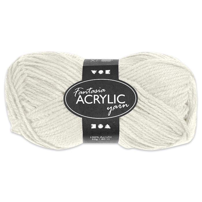 Fantasia Acryl-Wolle 50g creme