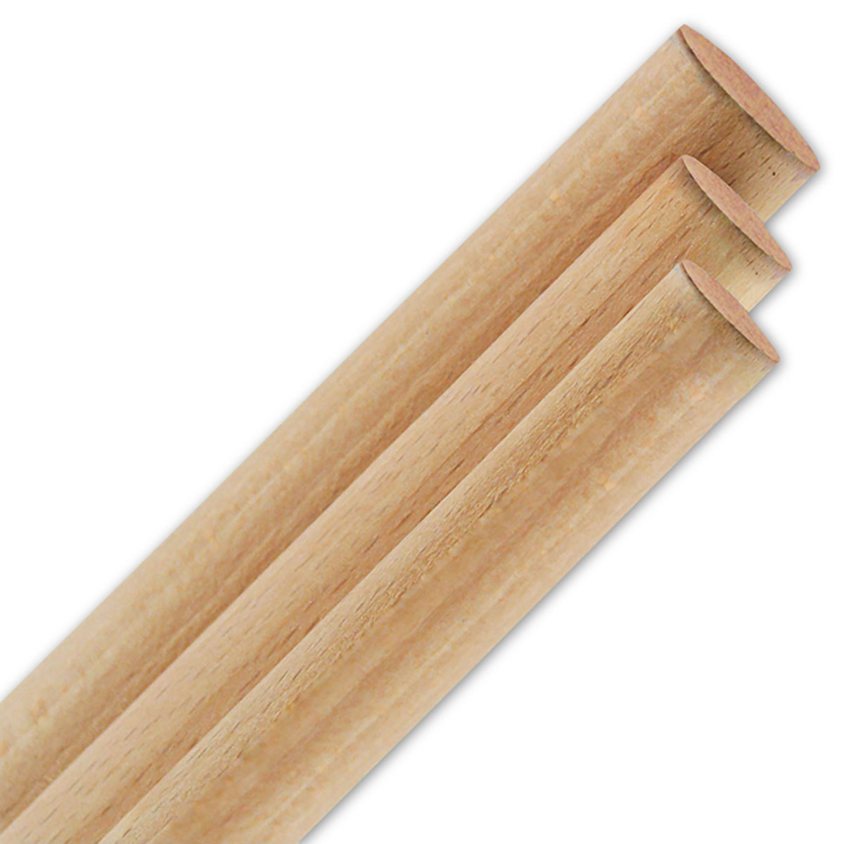 Buchenholz-Rundstäbe Ø 8mm 50cm 20 St. natur