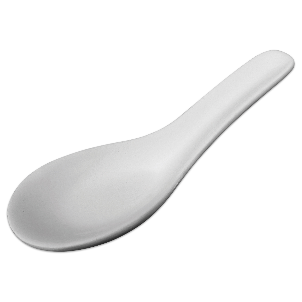Fingerfoodlöffel Rohkeramik ca. 12,5cm weiß
