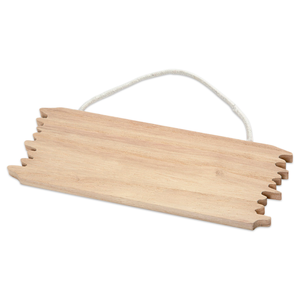 Türschild Saloon Holz mit Aufhängeschnur 160x55x7mm natur