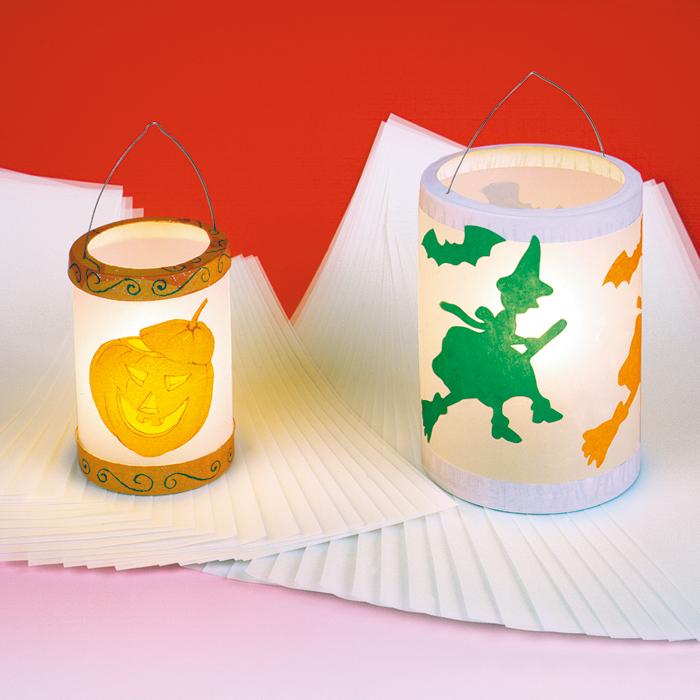 Laternenzuschnitte für Ø 15,3cm 25 Bl. transparent