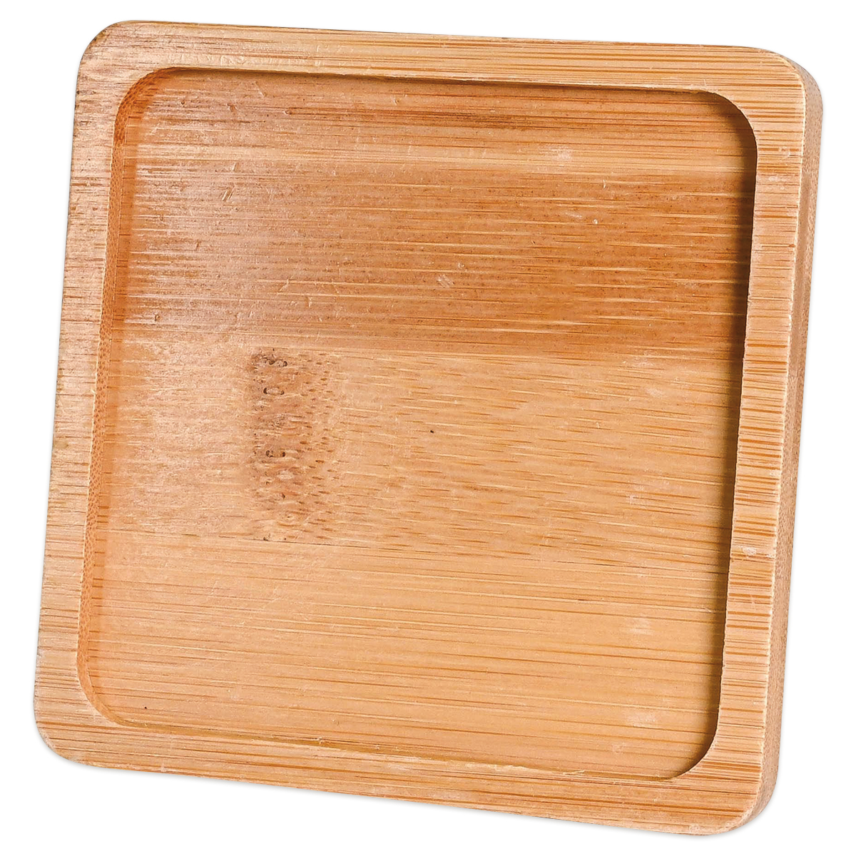 Bambus Mosaikträger 9x9cm quadratisch natur
