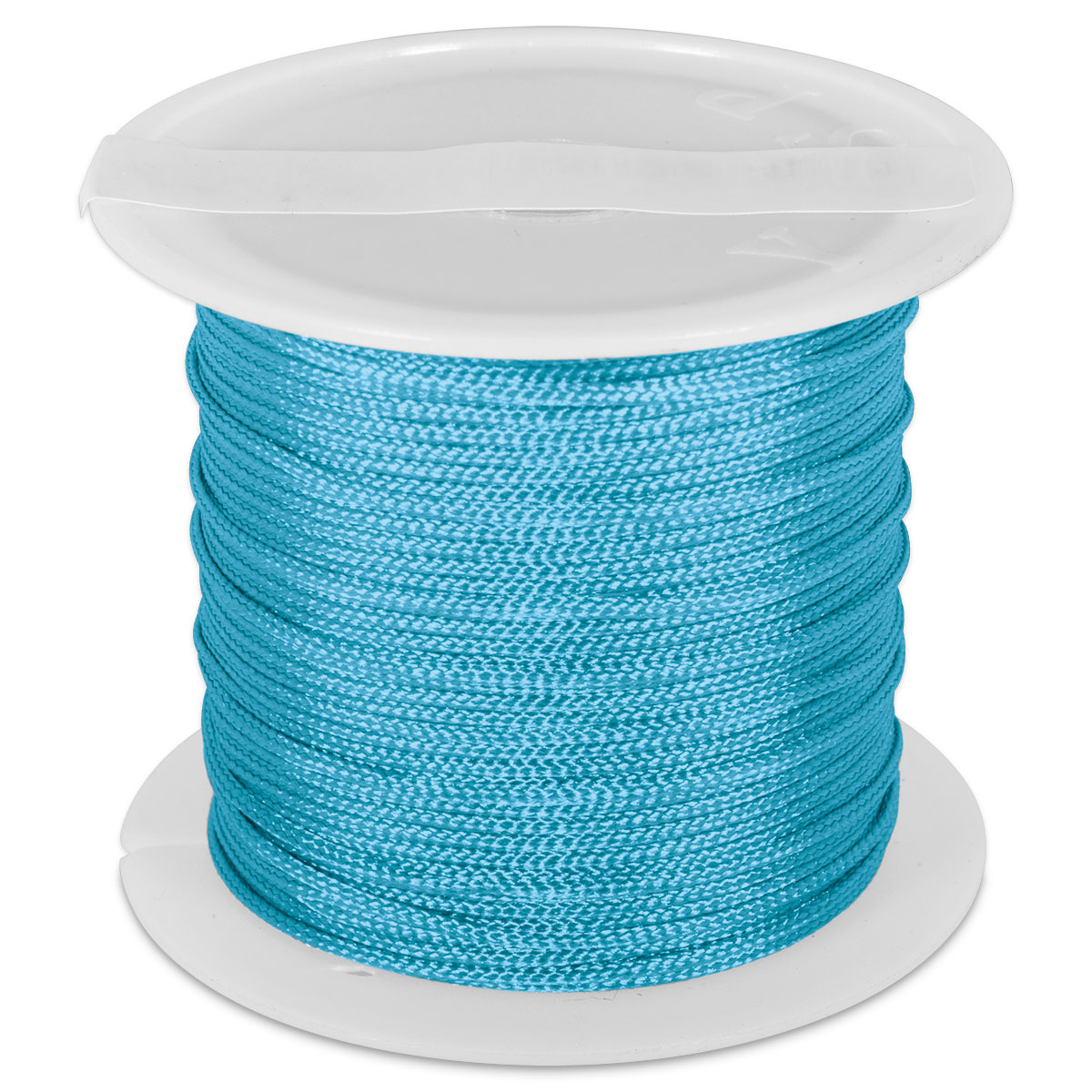 Knüpfgarn glänzend 1mm 5m hellblau