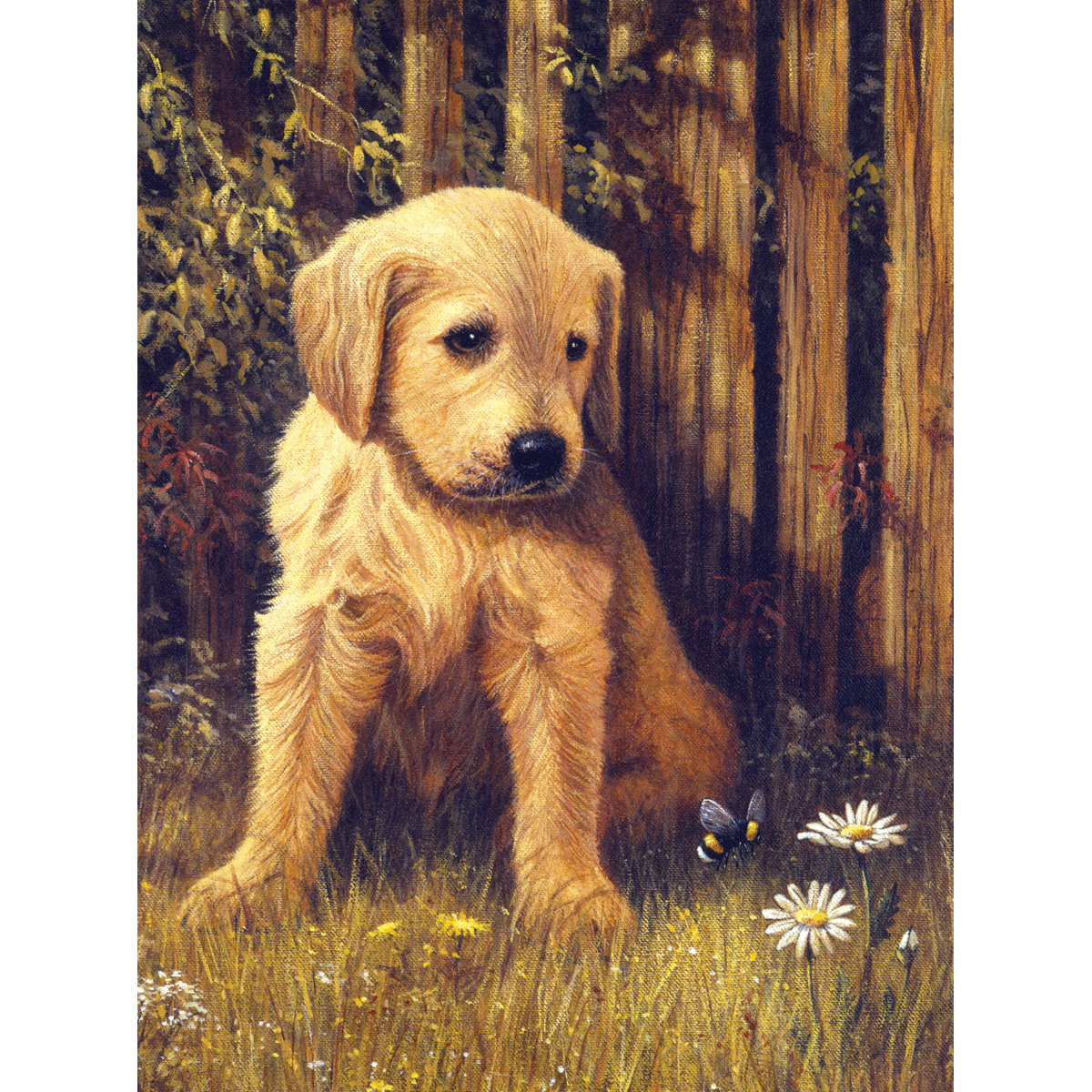 Malen nach Zahlen 22,2x29,8cm Welpe