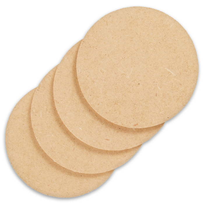 56600217GVRoGZl5bnxRN Untersetzer MDF 3mm Ø 8cm 4 St. rund