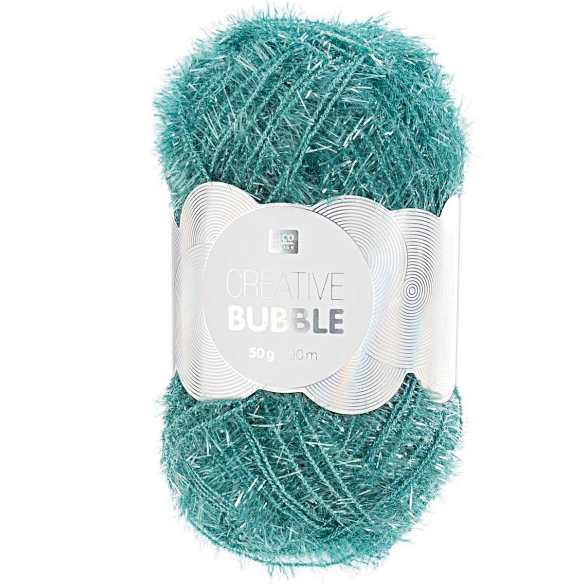 Creative Bubble Wolle 50g ca. 90m türkis