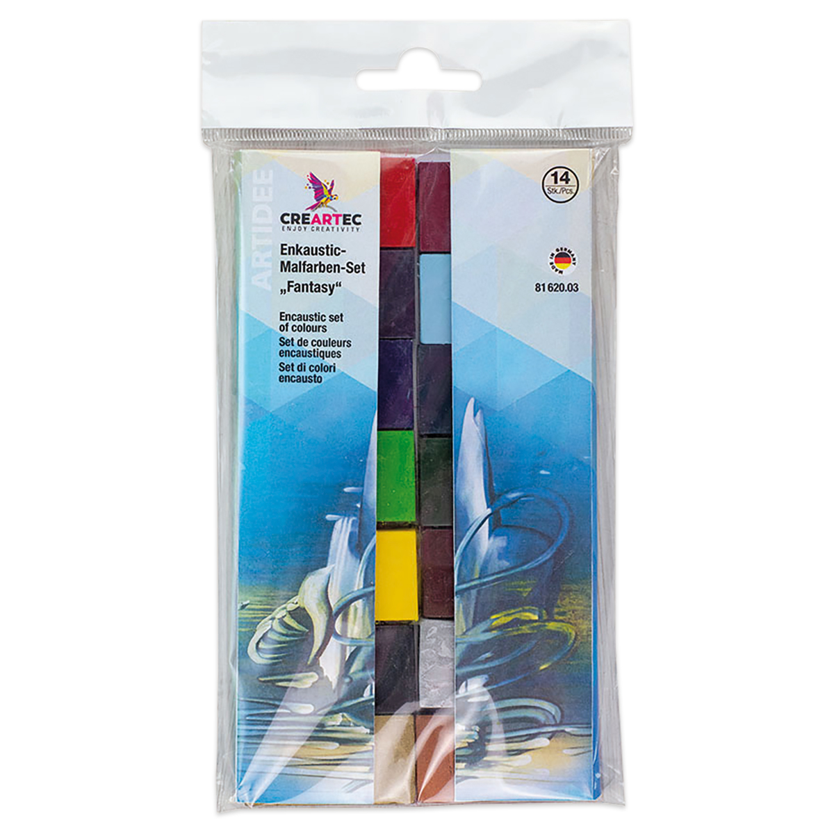 52681623PyM4t8j3530MN Enkaustik-Malfarben-Set 14 St. Fantasy