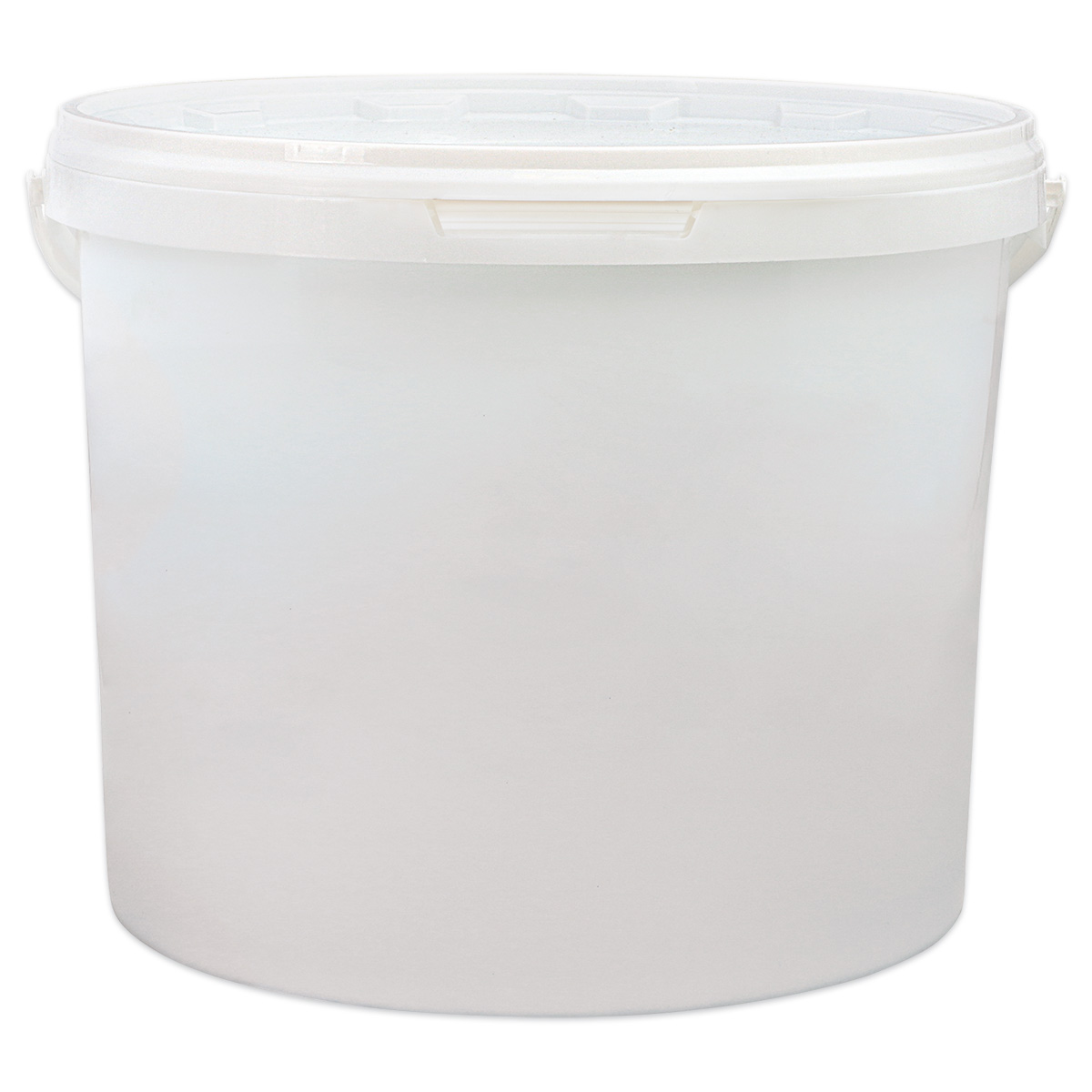 Kunststoffeimer mit Deckel 5500ml weiß