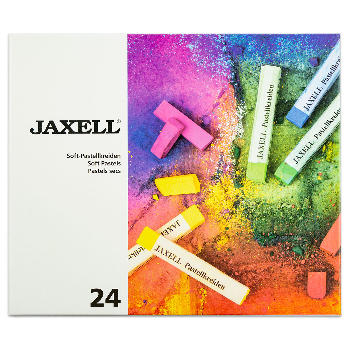 Jaxell Soft-Pastellkreiden 10x10x64mm 24 St.