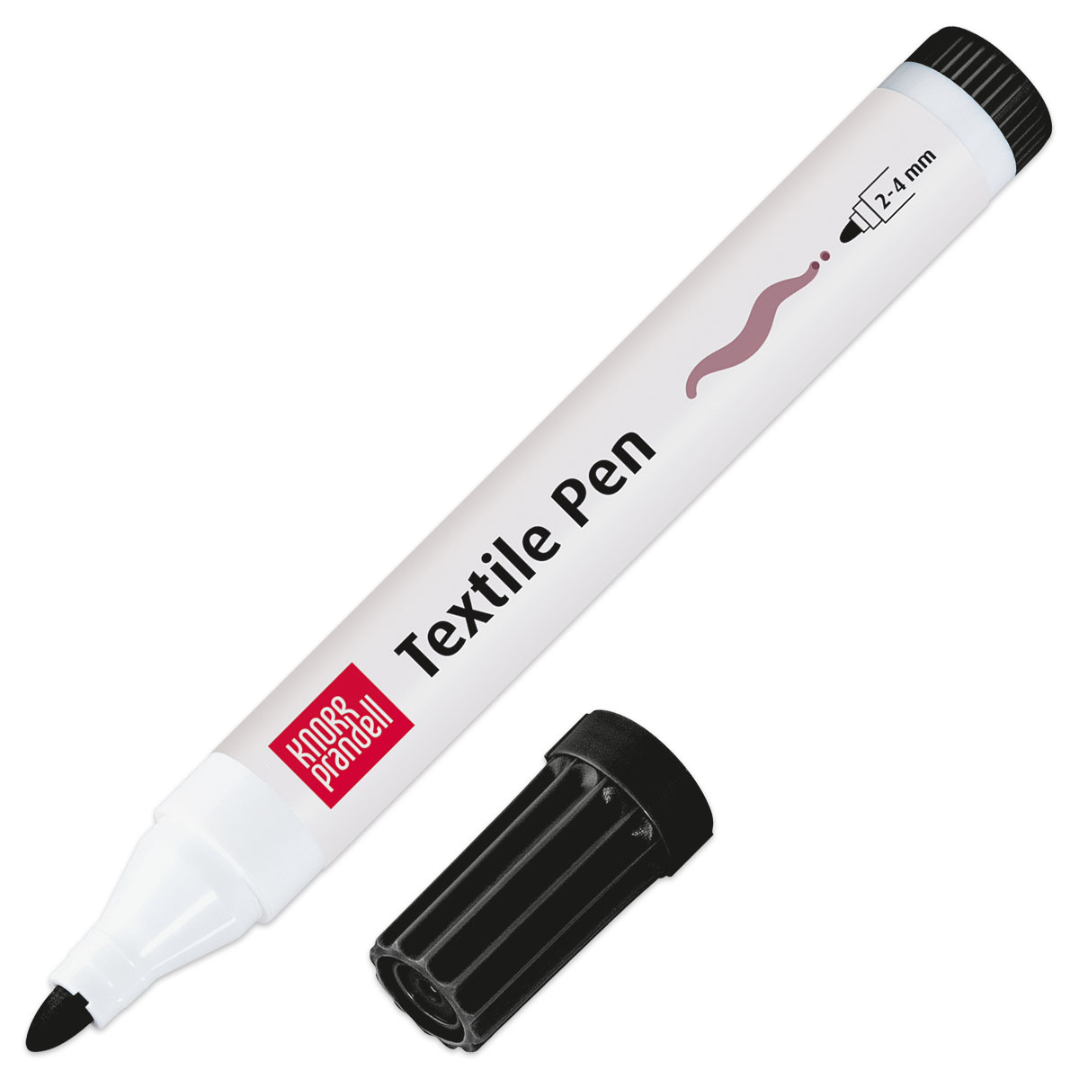 Textile Pen dick schwarz