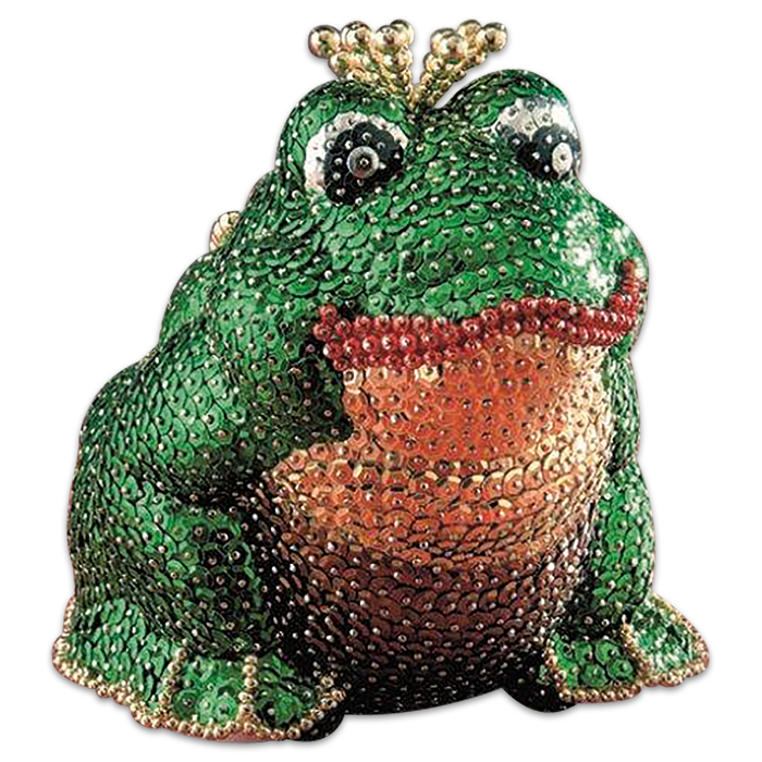 59043016_1 Styropor-Frosch 13,5cm weiß