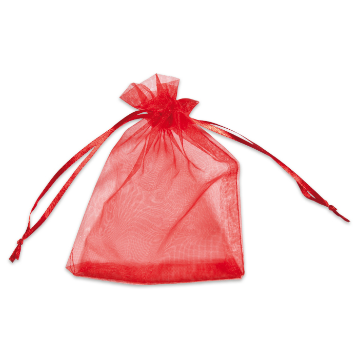 Organza-Säckchen 10x13cm rot
