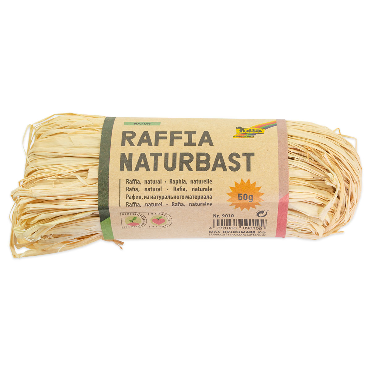 Naturbast Bündel 50g natur