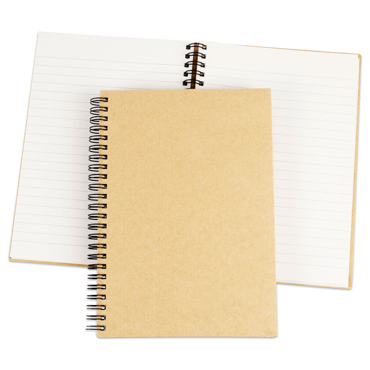 Notizbuch mit Spiralbindung DIN A5 60g/m² weiß