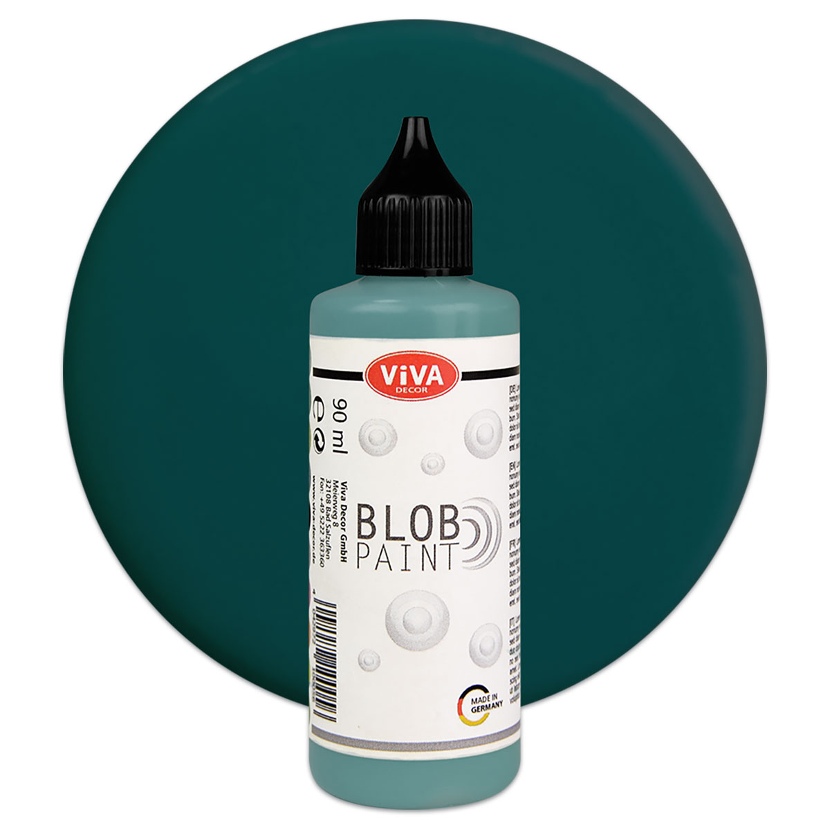 Viva Blob Paint Acrylfarbe 90ml petrol