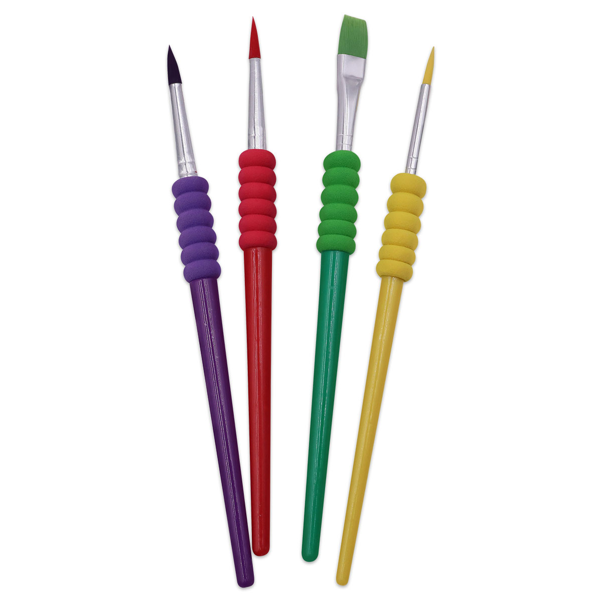 Griffige Pinsel 4er-Set