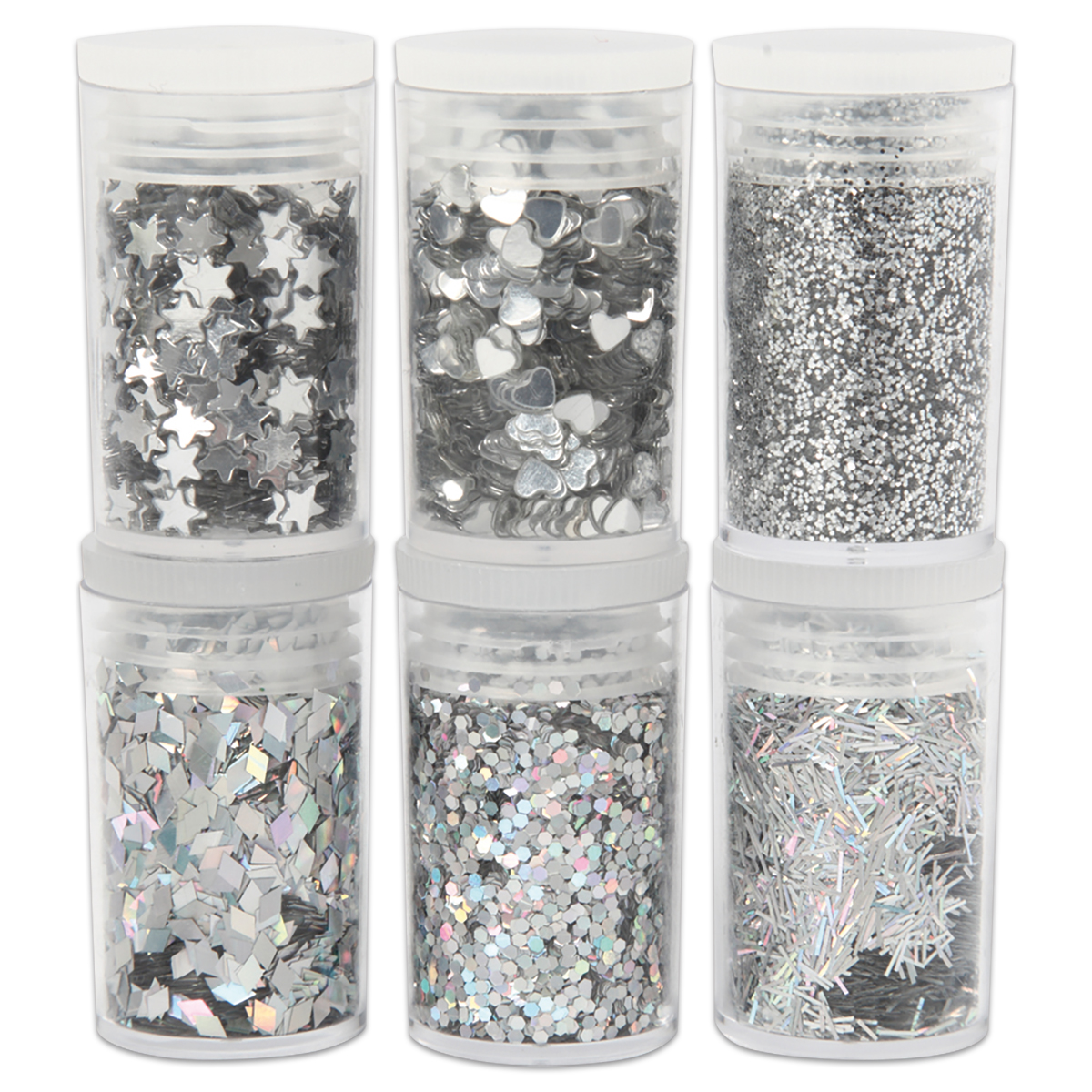 Streudeko-Glitter-Pailletten 6 Formen à 5g