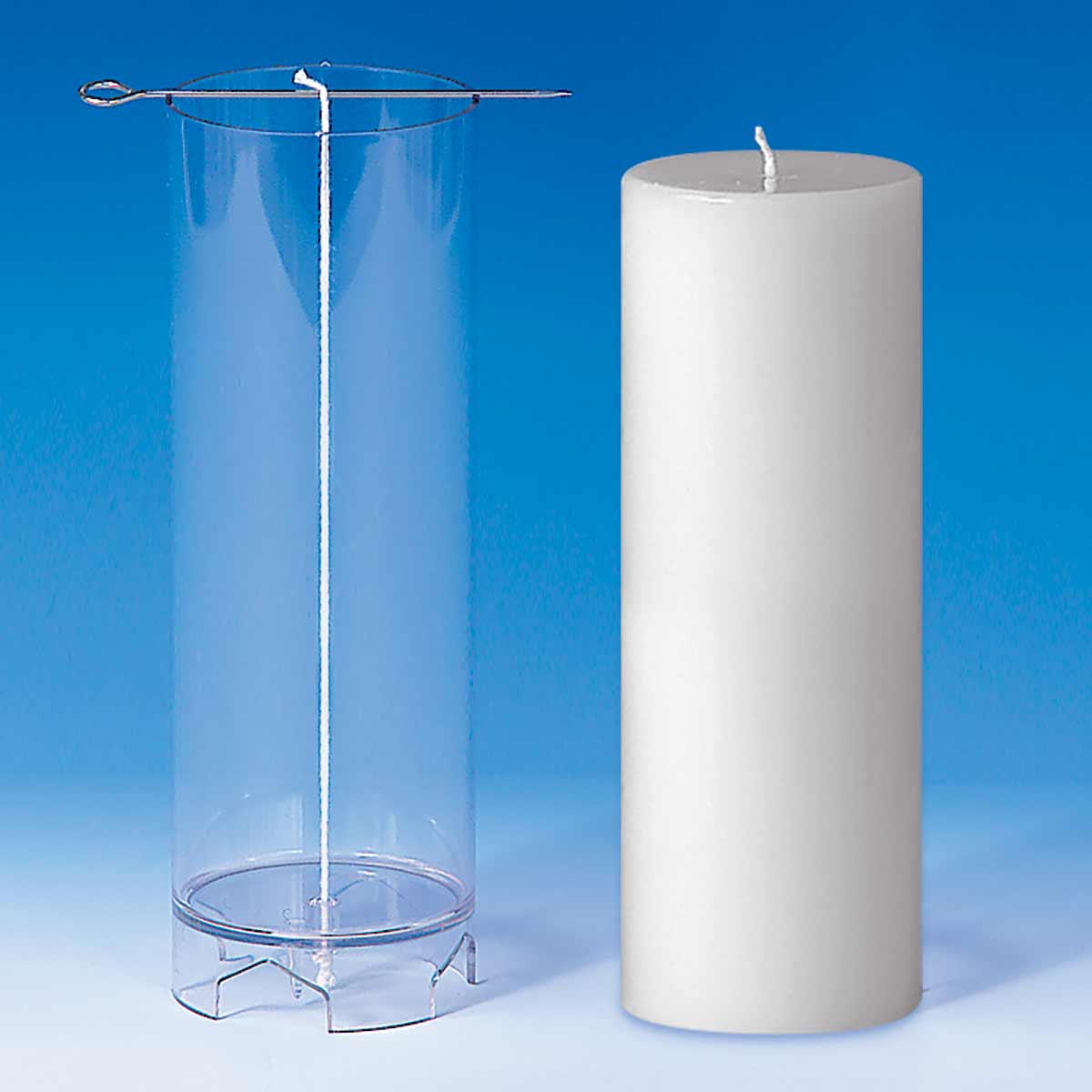 Kerzengießform 48x130mm zylindrisch oben flach