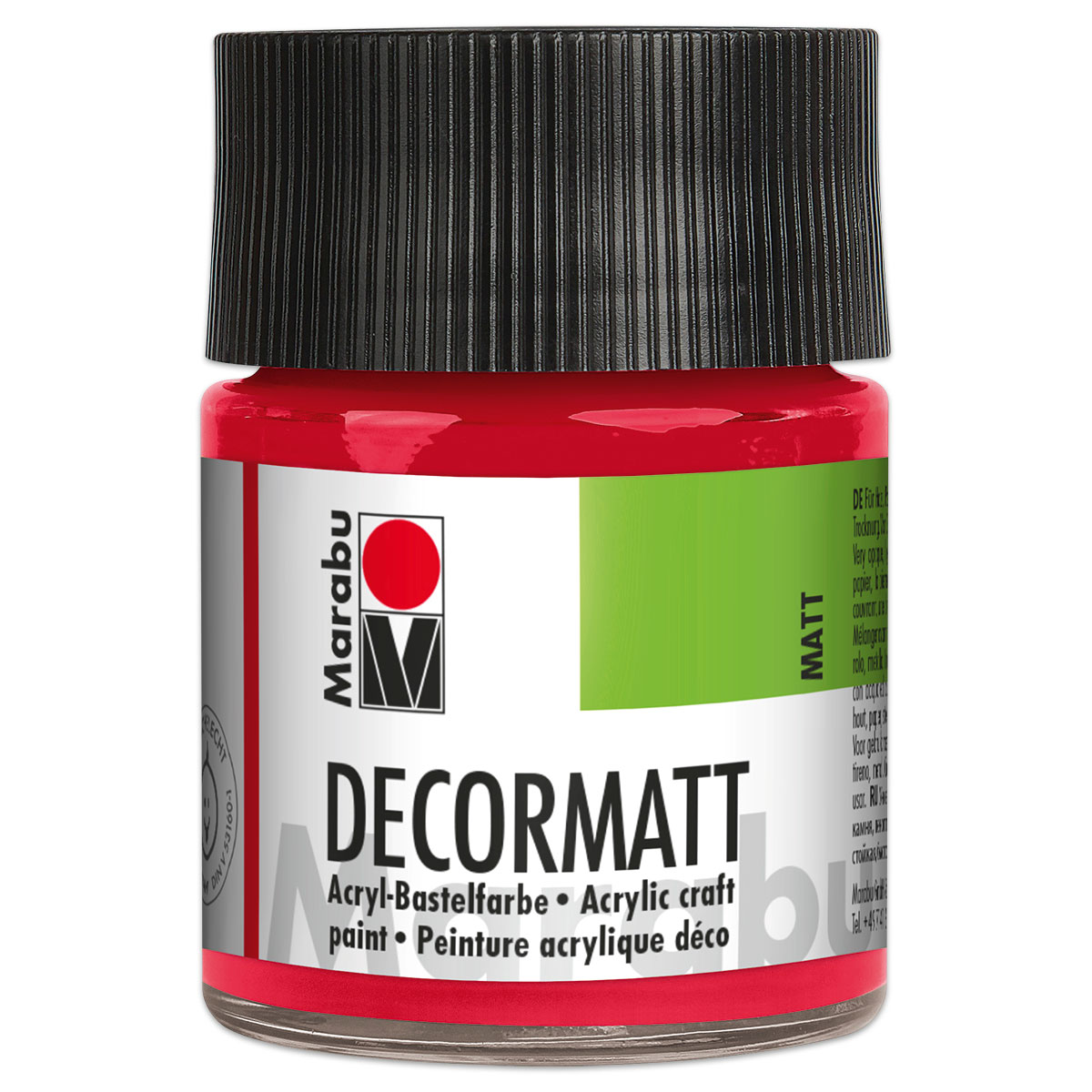 Decorlack Acryl matt 50ml kirschrot