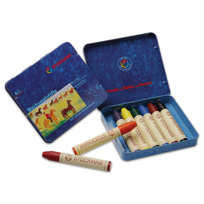Stockmar Wachsmalkreiden 12x83mm 8 Farben