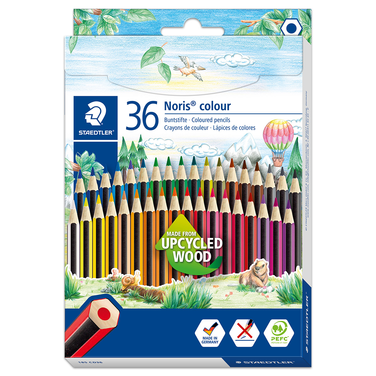 Noris colour 185 Mine 3mm 36 Farbstifte/Farben