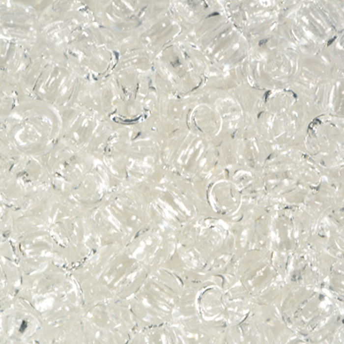 Rocailles transparent 2,6mm 500g kristall