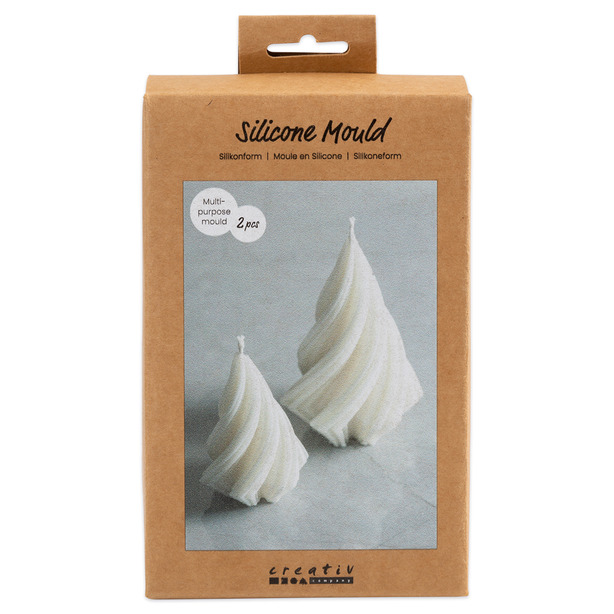 Silikonform Weihnachtsbäume 2er-Set