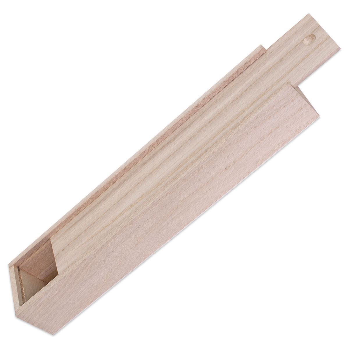502346929jhRpEYC6NwtR Holzschiebebox/Pinselkasten h5cm 33x7cm natur