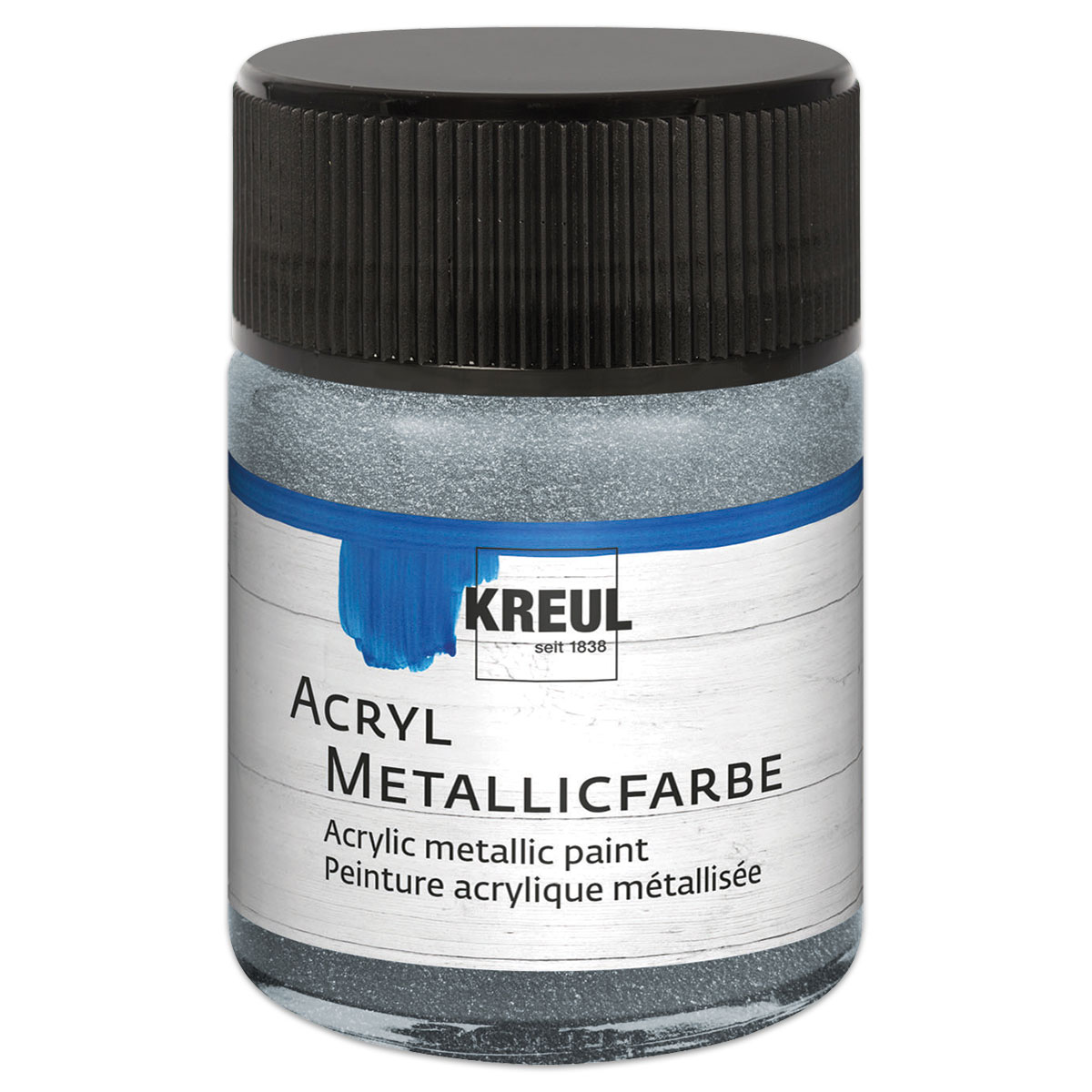 KREUL Acryl-Metallicfarbe 50ml silber