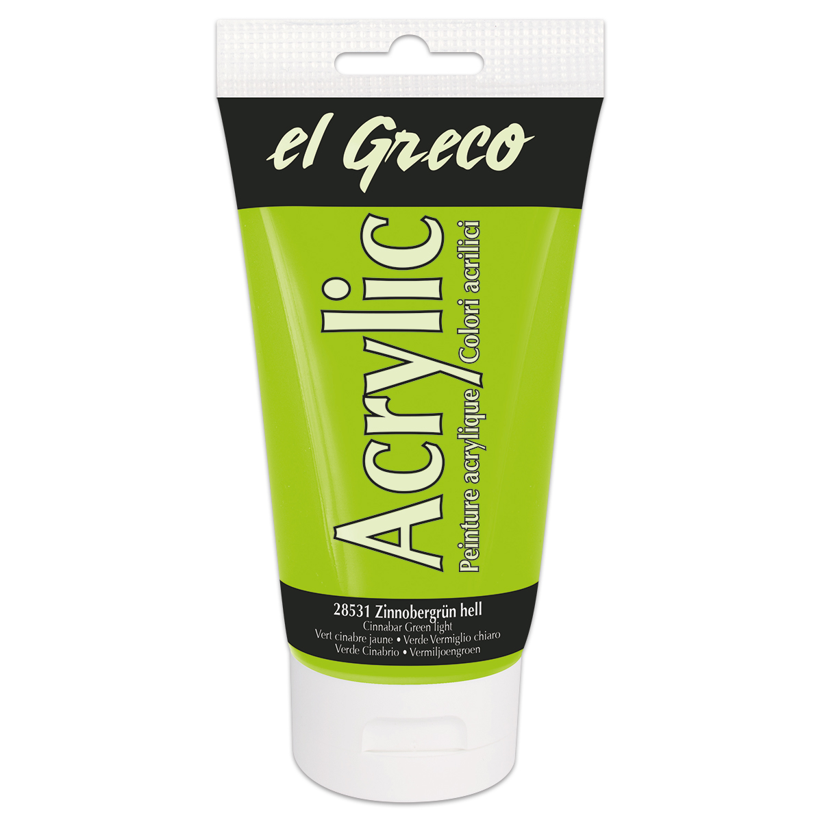 el Greco Acrylic 150ml zinnobergrün hell