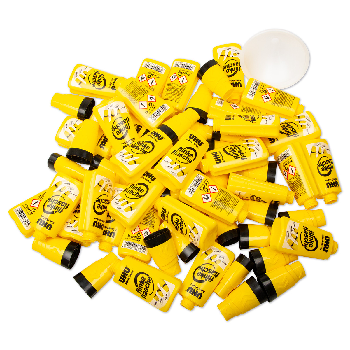 UHU Leerflaschen 30 St. & Trichter à 35g