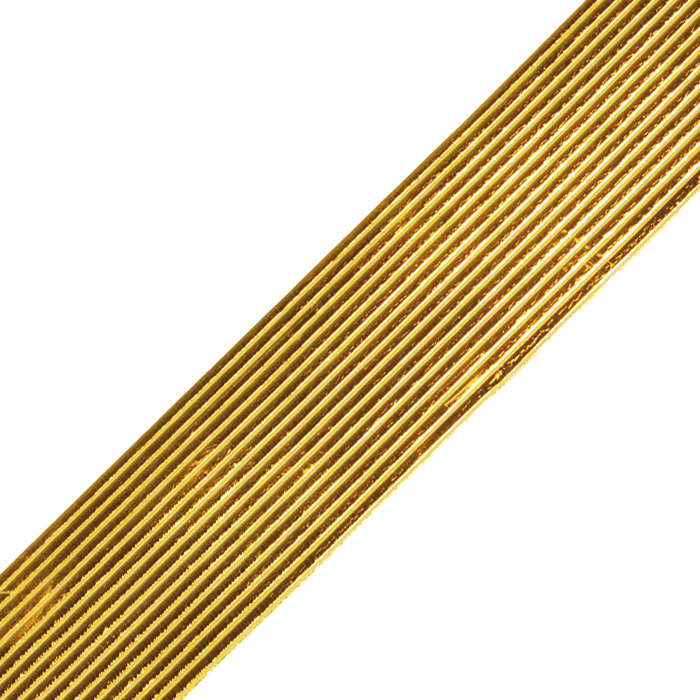 Verzierwachsstreifen 1mm 20cm 13 St. goldf.
