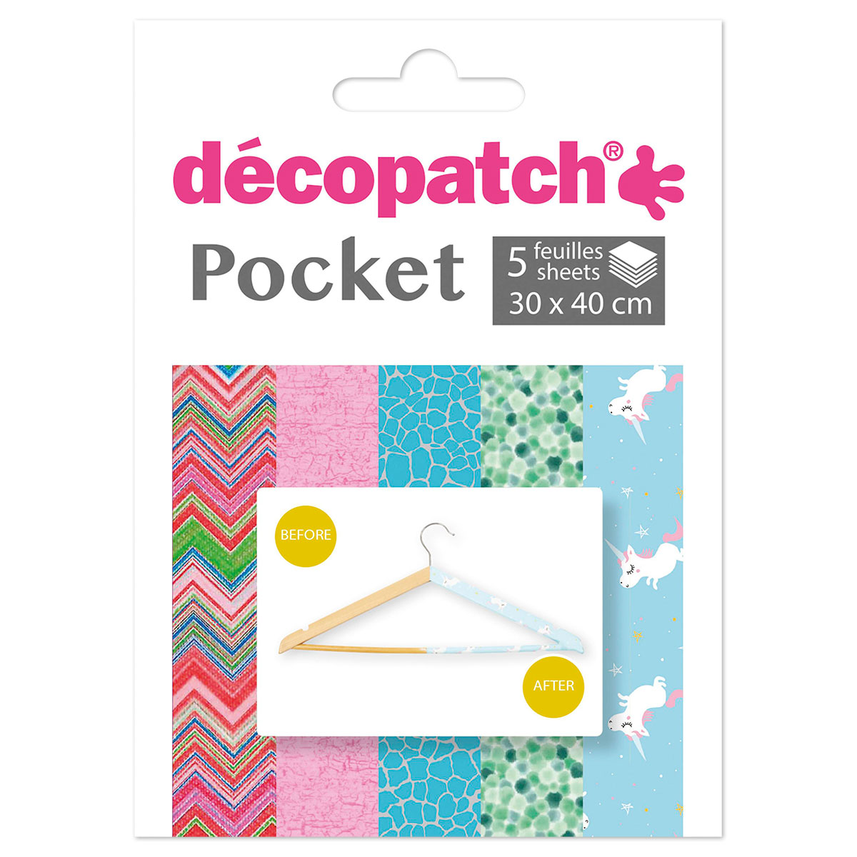 53710030_1 Decoupagepapier Pocket 5 Bl. Set 30