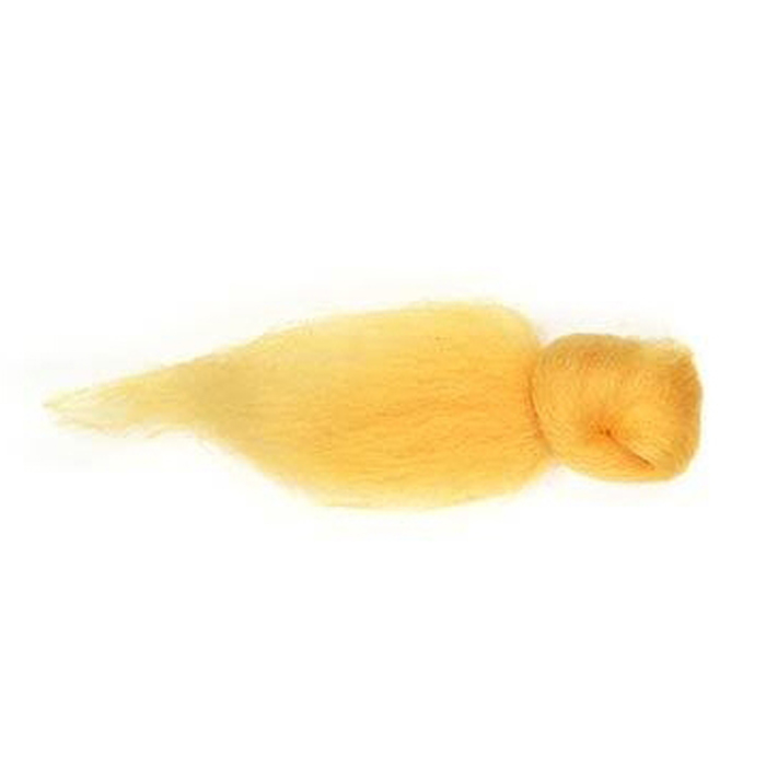 Kammzugwolle Merino 50g goldgelb