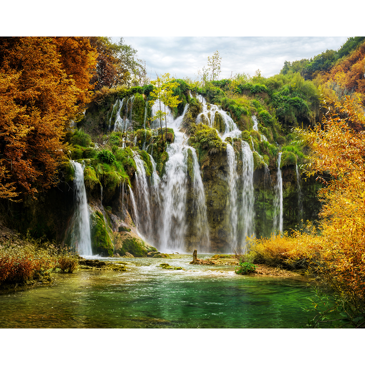 Diamond Painting 30x40cm Wasserfall