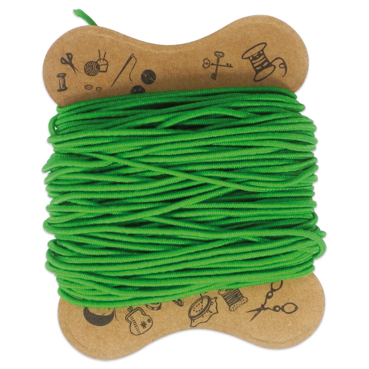 elastische Kordel 0,8mm 10m grün