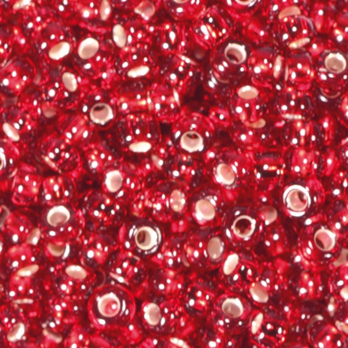 Rocailles transparent 2,6mm 17g altrosa