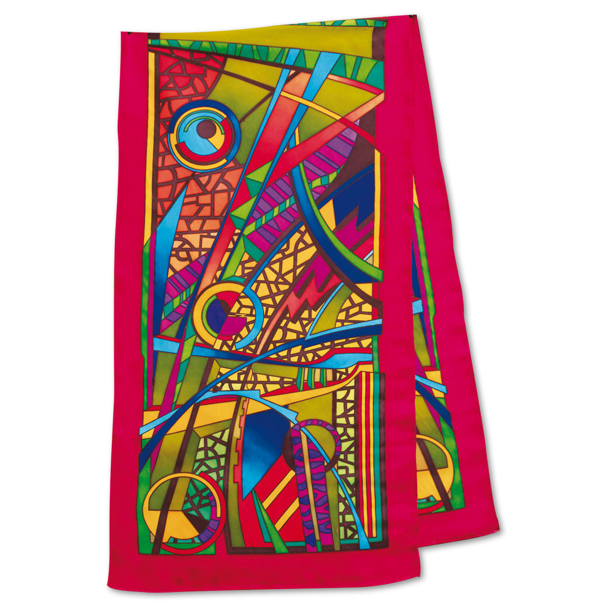 Schal Gutta schwarz ca.145x45cm Abstrakt