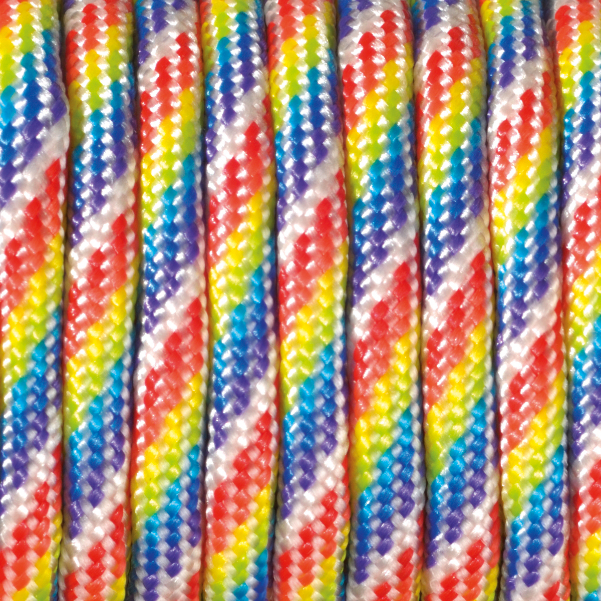 Paracord-Garn colour mix rund 4mm 50m blau