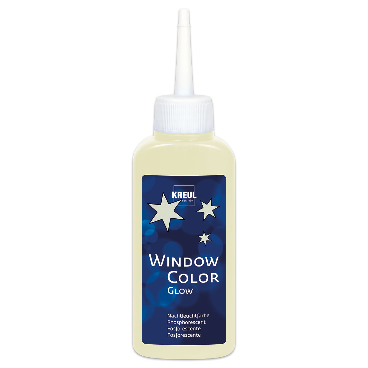 KREUL Window Color 80ml Nachtleuchtfarbe gelb