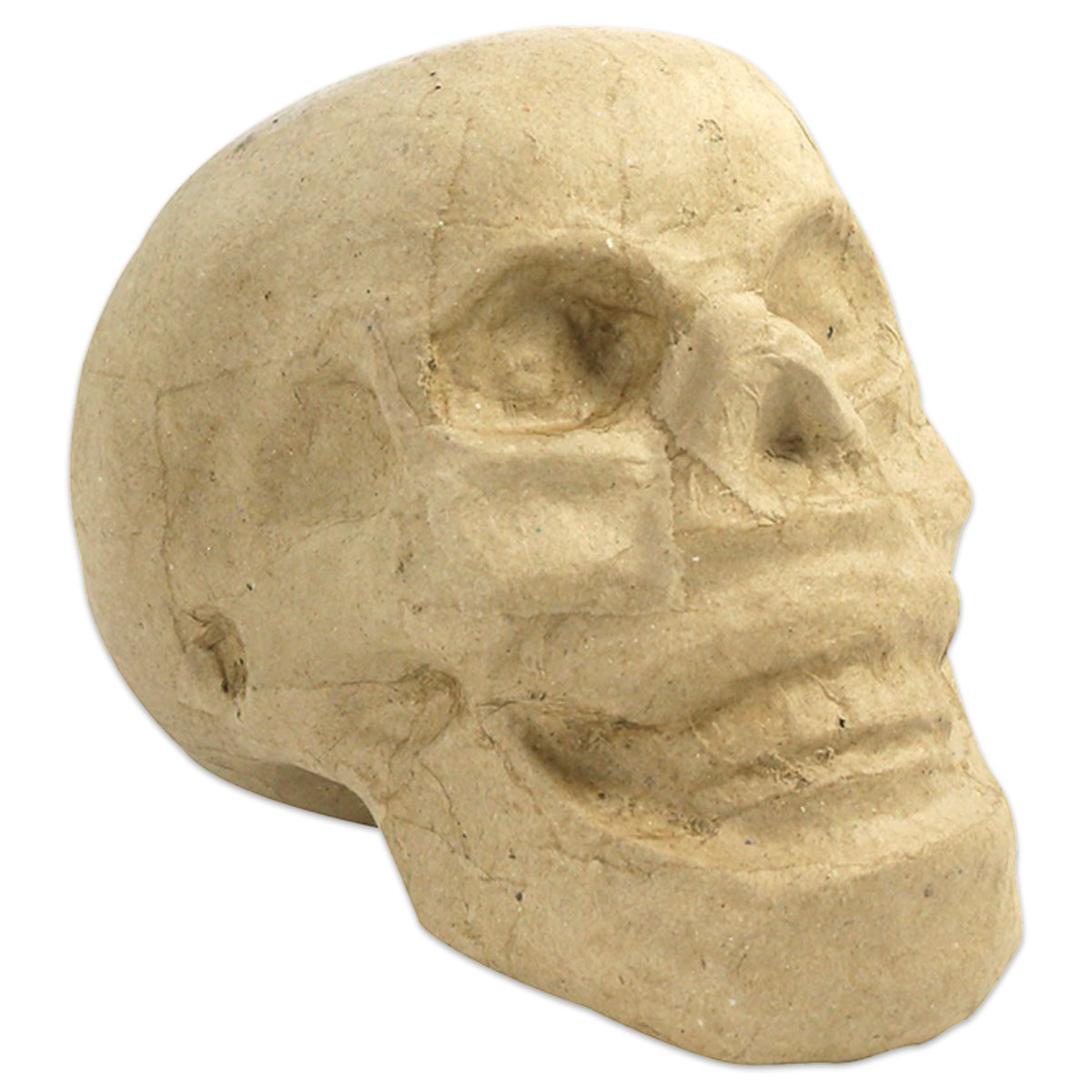 Totenkopf Pappmaché 15,5x10,5x12cm