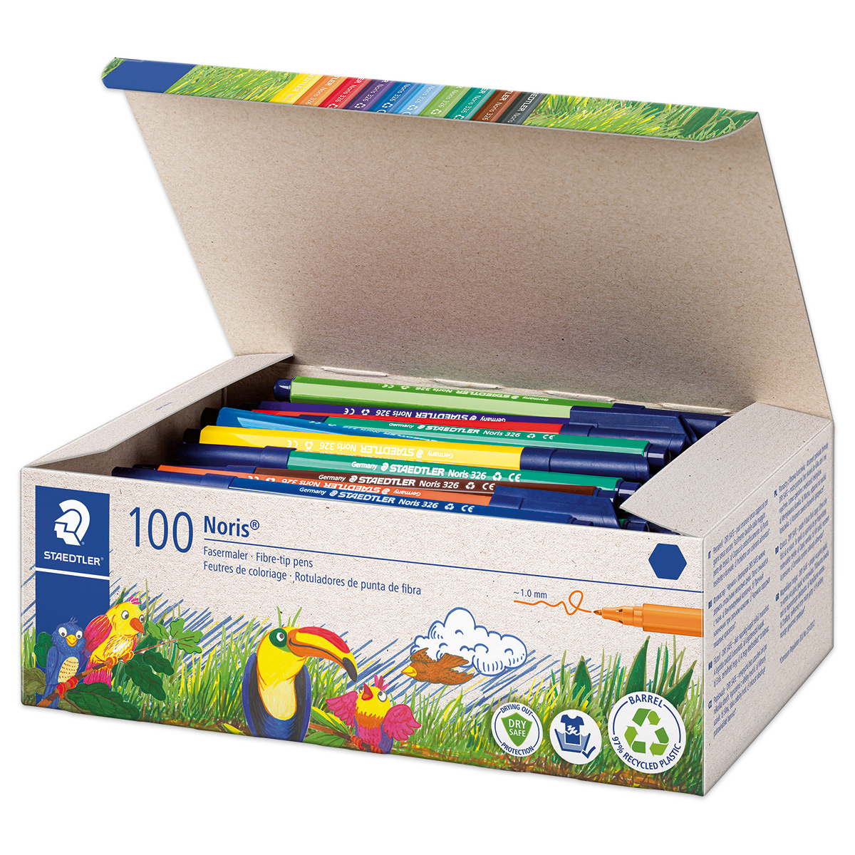 Noris 326 100 Fasermaler/10 Farben Noris 326 100 Fasermaler/10 Farben