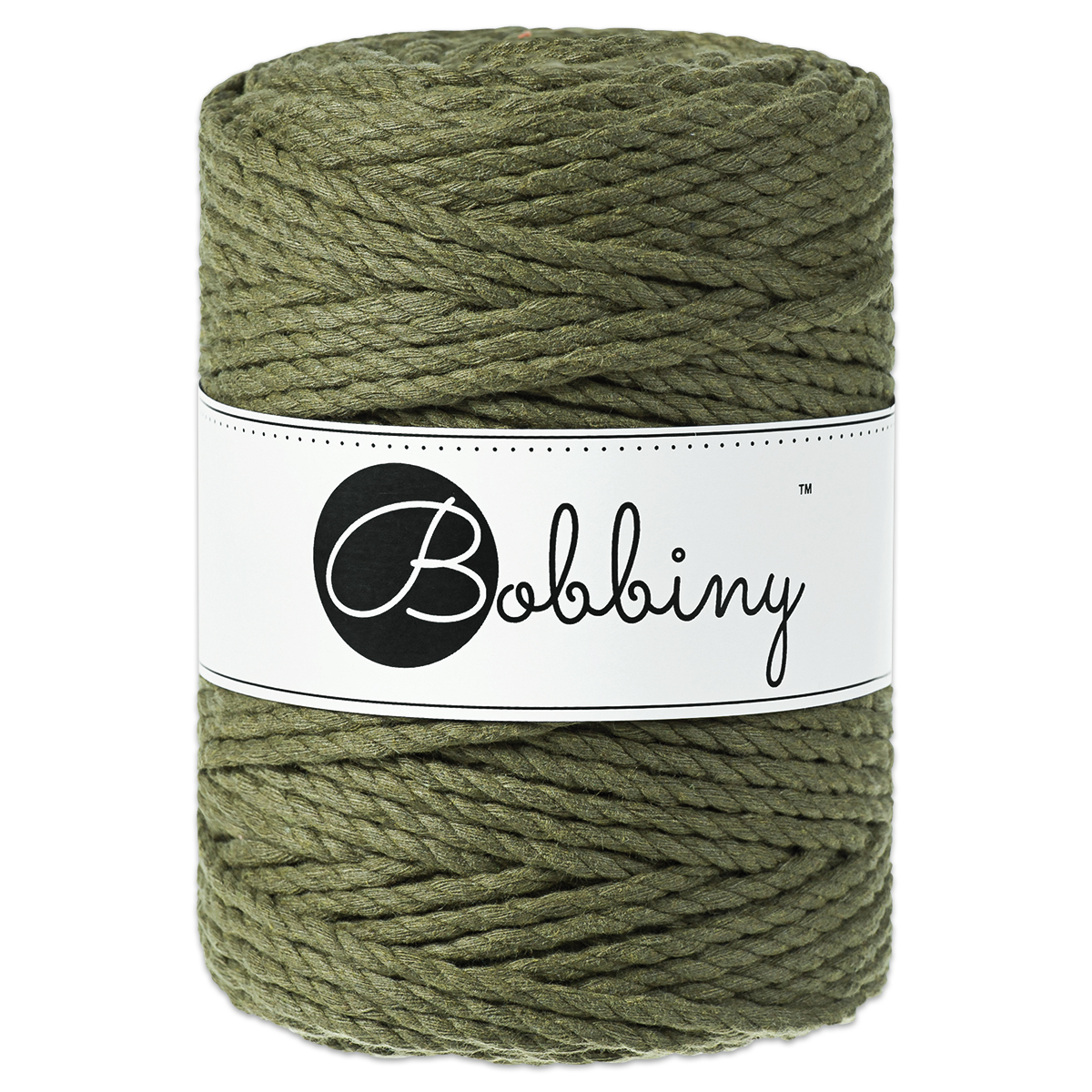 Bobbiny 3PLY Makramee-Kordel Ø 5mm avocado